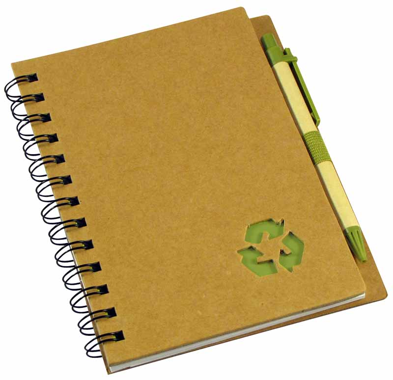 Cuaderno Ecológico 13 x 18 x 1.2 cm. aprox. — otro ángulo